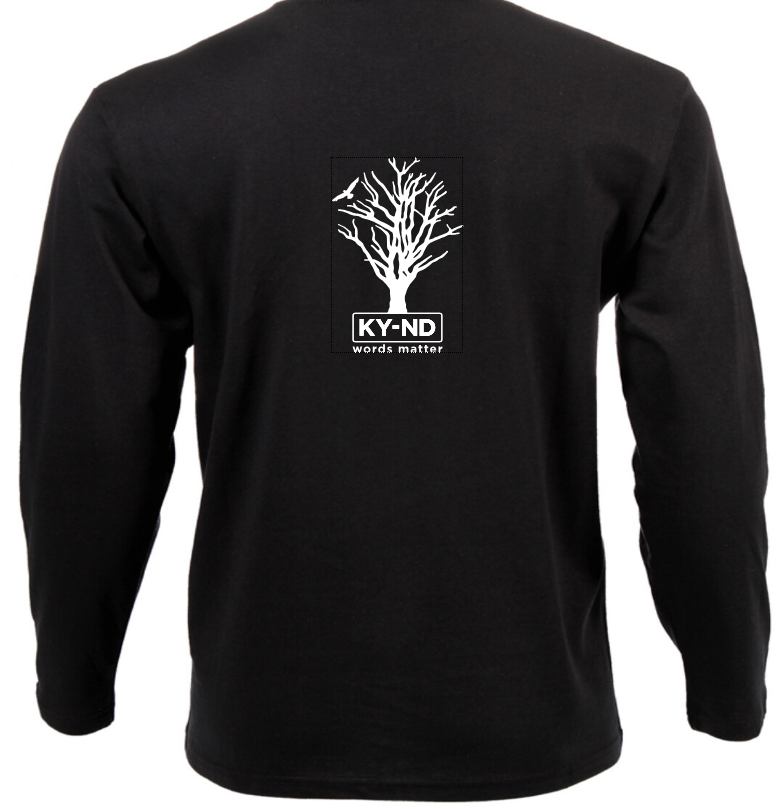 KY-ND Kids Long Sleeved Kids Tee - Black