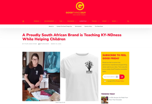 A Proudly South African Brand is Teaching KY-NDness While Helping Children