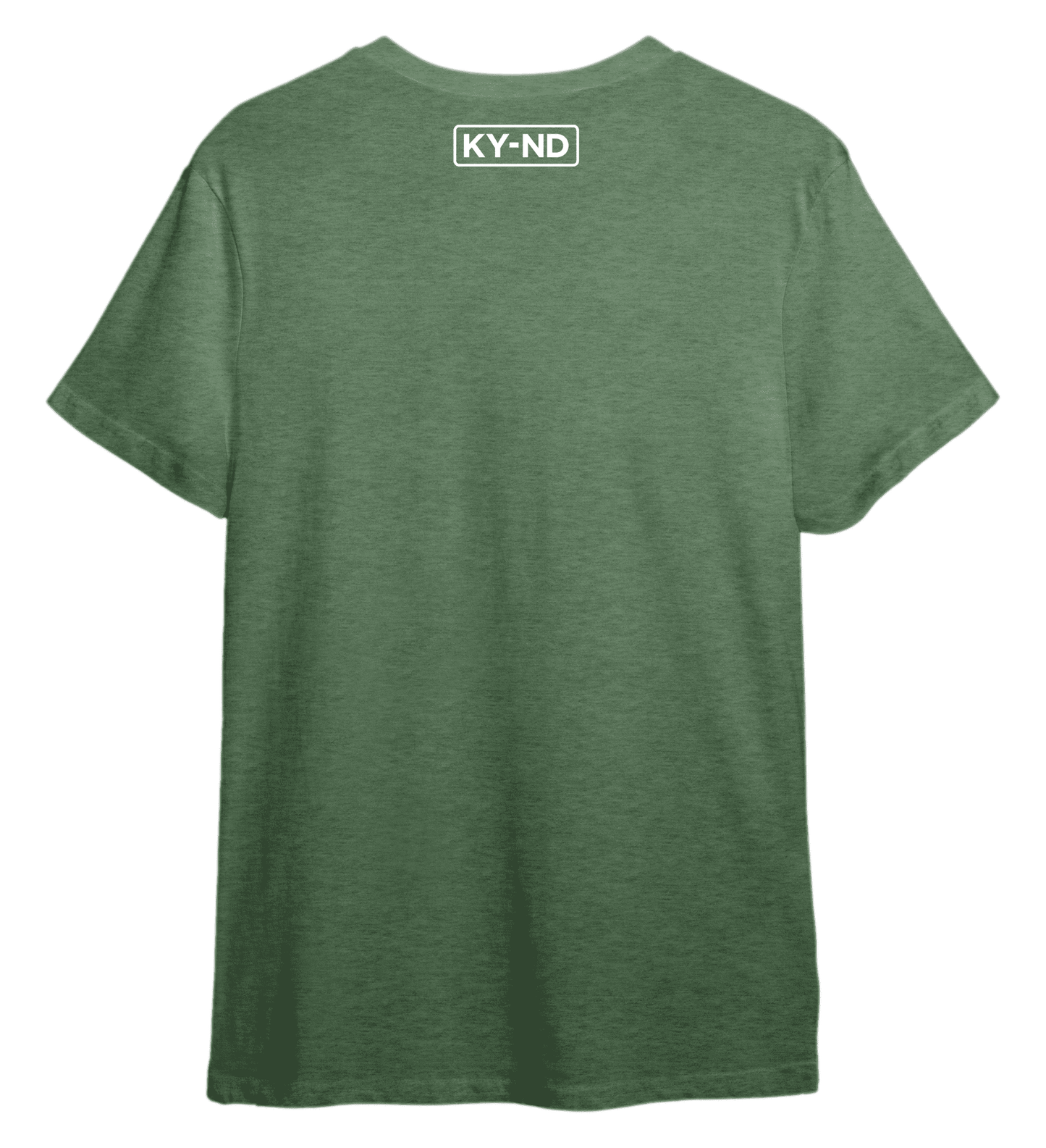 KY-ND 'words matter' Green T-shirt with white logo