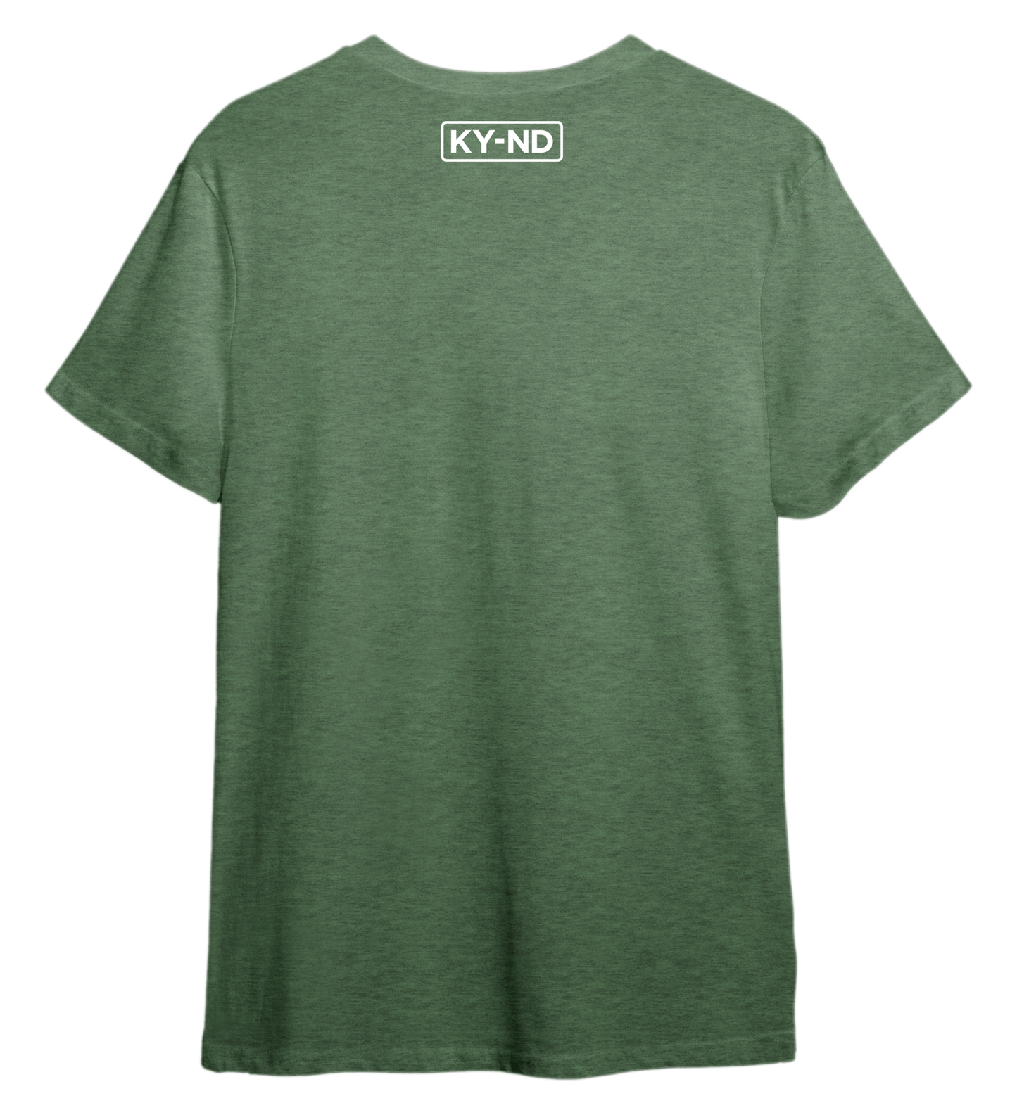 KY-ND 'live with purpose' green T-shirt with white logo