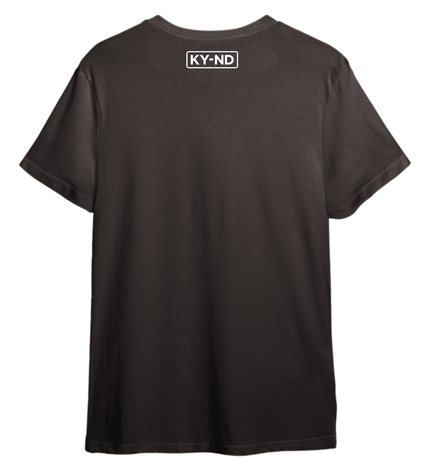 KY-ND 'just be it' charcoal T-shirt with white logo