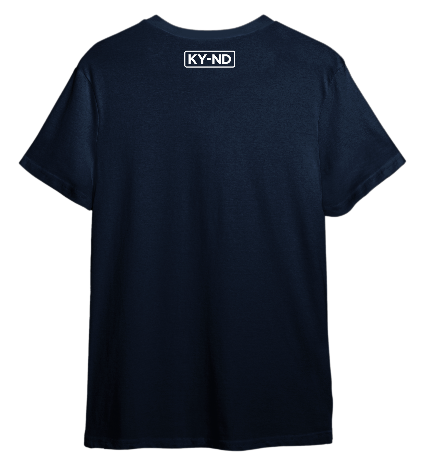 KY-ND 'just be it' navy T-shirt with white logo