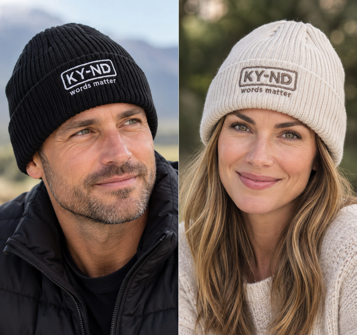 KY-ND Soft Blended Cuffed Beanies