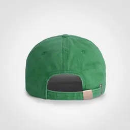 KY-ND Green Washed Denim Cap 'words matter'