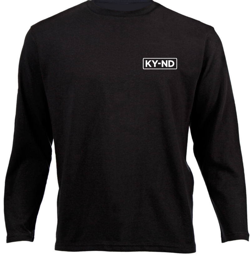 KY-ND Kids Long Sleeved Kids Tee - Black
