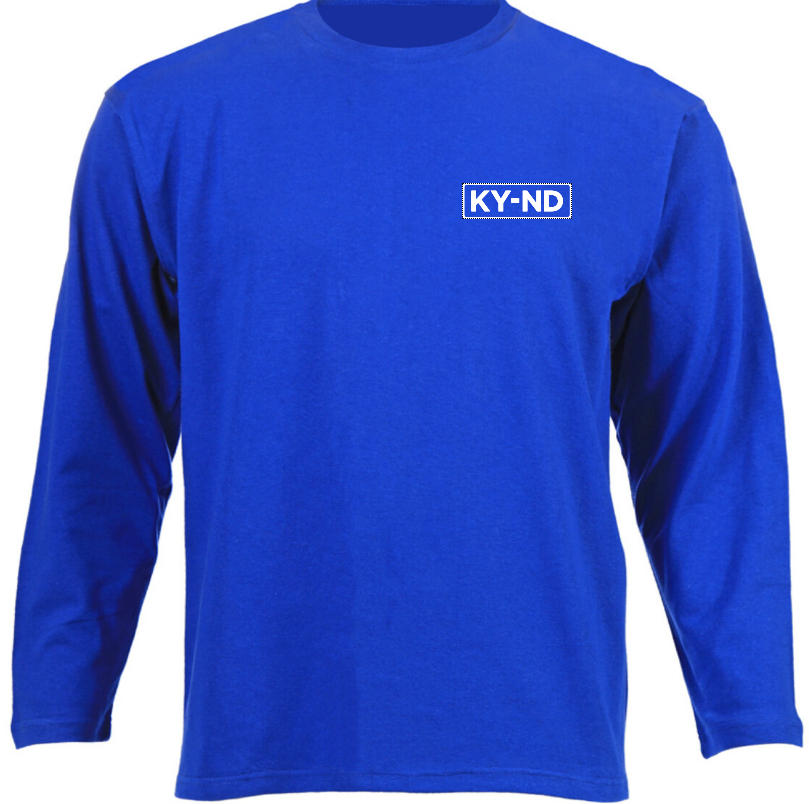 KY-ND Kids Long Sleeved Kids Tee - Blue