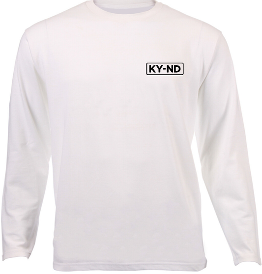 KY-ND Kids Long Sleeved Kids Tee - White