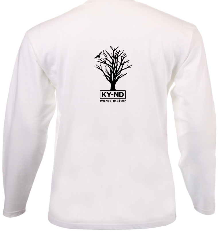 KY-ND Kids Long Sleeved Kids Tee - White